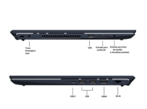 Notebook Vaio FE16 AMD® Ryzen 7-5700U Linux 16GB RAM 512GB SSD 16" - Image 4